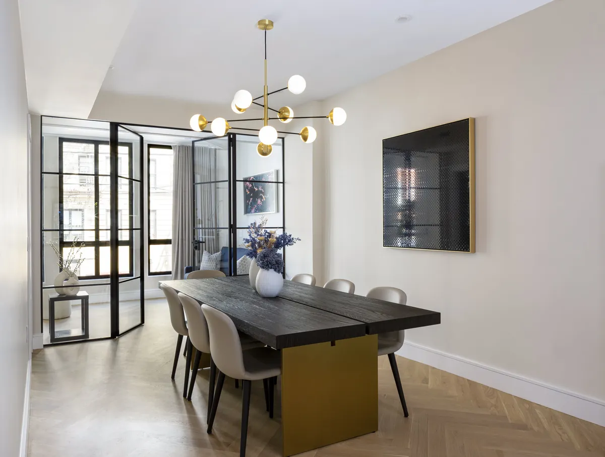 Luxury duplex interior design in Hoboken, NJ